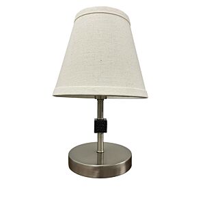 Bryson  Accent Lamp in Satin Nickel Supreme Silver by House of Troy