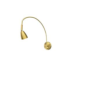 Arch LED Library Light in Natural Brass by House of Troy