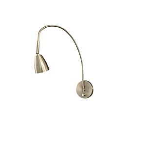 Arch LED Library Light in Satin Nickel by House of Troy