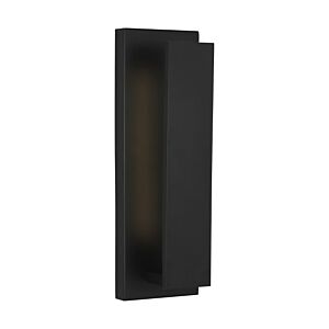 Nate LED Outdoor Wall Sconce in Black by Visual Comfort Modern