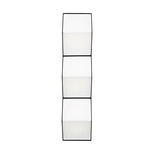 Zig Zag LED Wall Sconce in Nightshade Black by Visual Comfort Modern