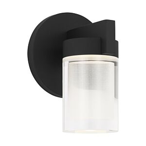 Esfera Small 1-Light Integrated LED Wall Sconce in Nightshade Black