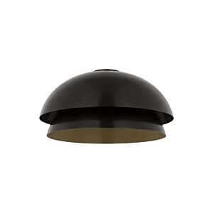 Shanti LED Flushmount in Dark Bronze by Visual Comfort Modern