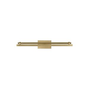 Kal 18" 1-Light Integrated LED Picture Light in Natural Brass