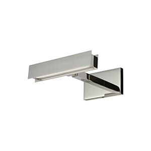 Bau 8" 1-Light Integrated LED Picture Light in Polished Nickel