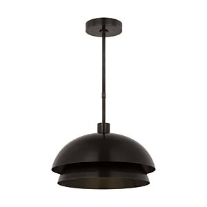 Shanti LED Pendant in Dark Bronze by Visual Comfort Modern