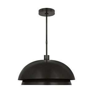 Shanti X-Large 1-Light Integrated LED Ceiling Pendant in Dark Bronze