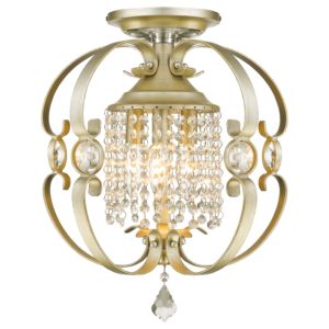  Ella Ceiling Light in White Gold