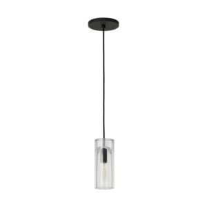 Horizon 1-Light Pendant in Nightshade Black