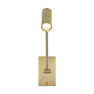 Ponte LED Wall Sconce in Natural Brass by Visual Comfort Modern