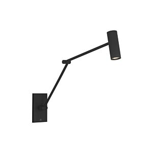 Ponte LED Wall Sconce in Nightshade Black by Visual Comfort Modern