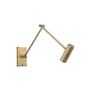 Ponte LED Wall Sconce in Natural Brass by Visual Comfort Modern