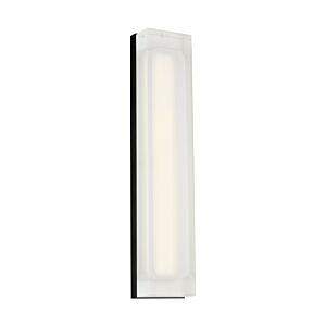 Milley " 1-Light Integrated LED Wall Sconce in Nightshade Black