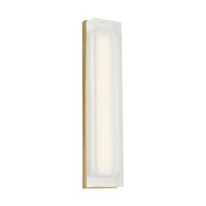 Milley " 1-Light Integrated LED Wall Sconce in Natural Brass