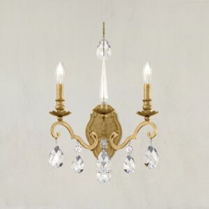 Renaissance Nouveau 2-Light Wall Sconce in Heirloom Gold