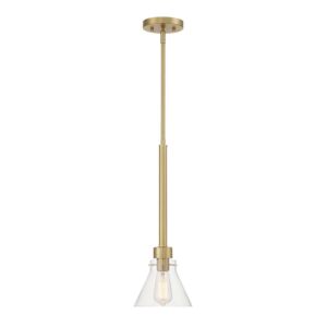 Willow Creek (existing DF extension) 1-Light Pendant in Brushed Gold