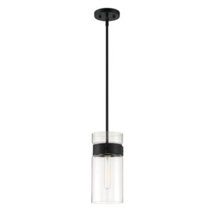 Midnight LA 1-Light Pendant in Matte Black