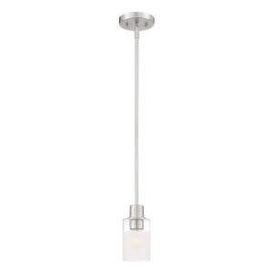 Cedar Lane 1-Light Pendant in Brushed Nickel