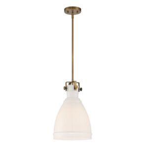 Beechmont 1-Light Pendant in Old Satin Brass