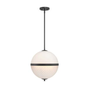 Dia 3-Light Pendant in Matte Black