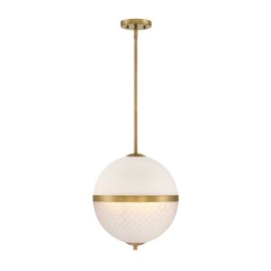 Dia 3-Light Pendant in Old Satin Brass