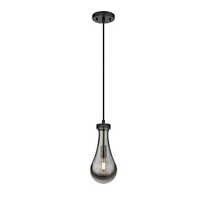 Downtown Urban 1-Light Pendant in Black