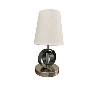 Bryson  Accent Lamp in Supreme Silver Satin Nickel by House of Troy