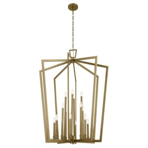 Abbotswell  Foyer Pendant in Natural Brass by Kichler