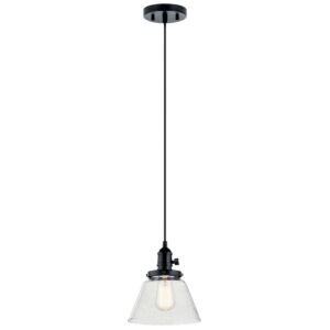 Avery 1-Light Mini Pendant in Black