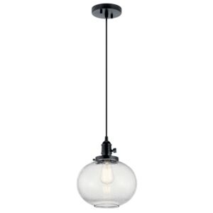 Avery 1-Light Mini Pendant in Black