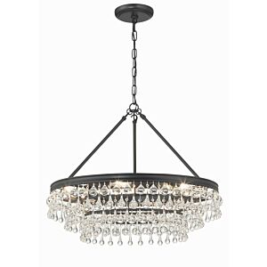 Calypso 6-Light Chandelier in Matte Black