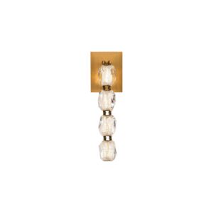 Seduction LED Wall Sconce in Aged Brass by Schonbek Forever