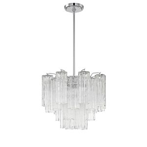 Addis Four Light Chandelier in Polished Chrome by Crystorama