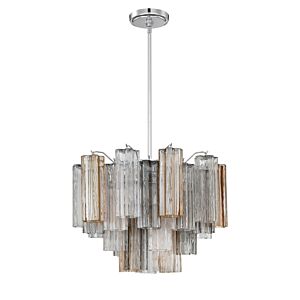 Addis 6-Light Chandelier in Polished Chrome