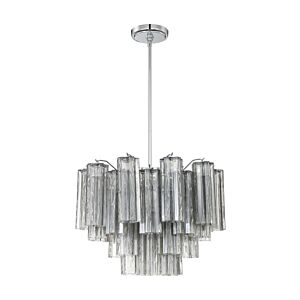 Addis Six Light Chandelier in Polished Chrome by Crystorama