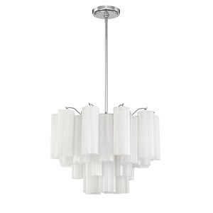 Addis Six Light Chandelier in Polished Chrome by Crystorama