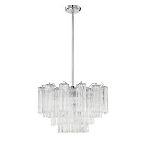 Addis Nine Light Chandelier in Polished Chrome by Crystorama