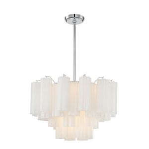 Addis 9-Light Chandelier in Polished Chrome