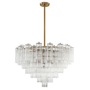 Addis 16 Light Chandelier in Aged Brass by Crystorama