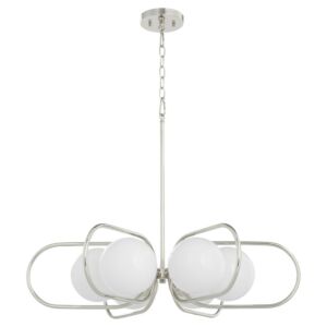 Belmont 6-Light Chandelier in Polished Nickel