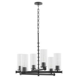 Juniper 6-Light Chandelier in Matte Black