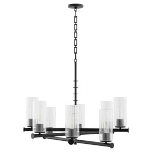 Juniper 8-Light Chandelier in Matte Black