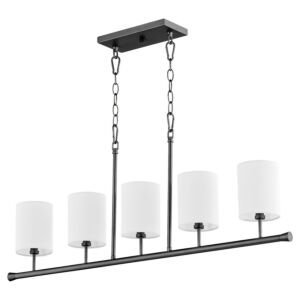 Harmony 5-Light Chandelier in Matte Black