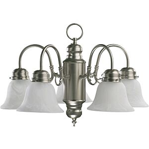 6429 Nooks 5-Light Chandelier in Satin Nickel