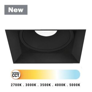 Midway LED Downlight in Black by Eurofase