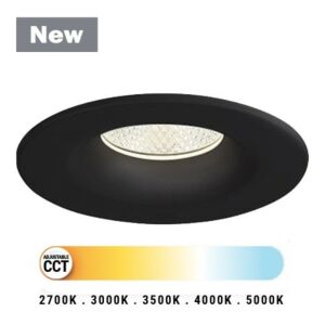 Midway LED Downlight in Black by Eurofase