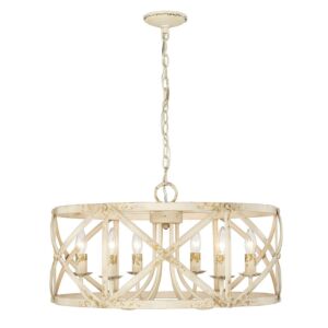 Alcott AI 6-Light Chandelier in Antique Ivory