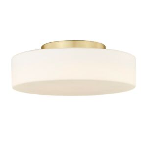 Toli BCB LED Flush Mount in Brushed Champagne Bronze by Golden