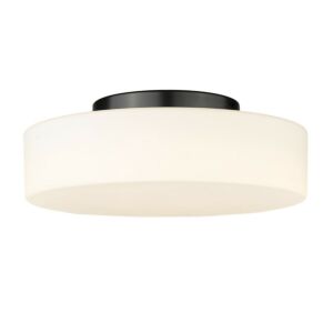 Toli BLK LED Flush Mount in Matte Black by Golden