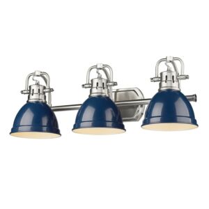 Duncan PW 3-Light Bathroom Vanity Light in Pewter